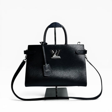 Louis Vuitton Twist Epi Tote Shoulder Bag Silver MM 155394731