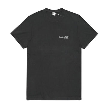 SPORTY & RICH FADED BLACK HWCNY ユニセックス 半袖Tシャツ SKU: TO043622016BA02 144730768