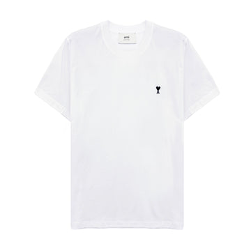 AMI T-Shirt mit schwarzem Herzlogo 155401603