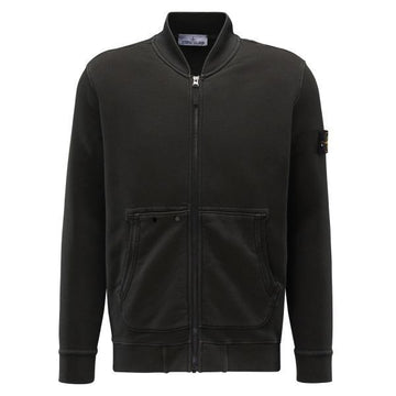 STONE ISLAND コットン ディアゴナル フリース スウェット ボンバー 125767552