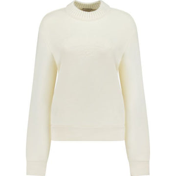 MONCLER Logo-Stickerei Baumwoll Sweatshirt 148926548