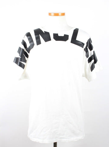 MONCLER ロゴ ホワイト 半袖 Tシャツ M(100) 155417726