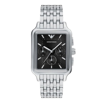 ARMANI Diego Chronograph Quadrat Herren Metall Uhr 152826015