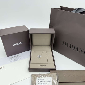 Damiani Belle Époque 18K White Gold Diamond Medium Necklace Full Set September 2025 155422547