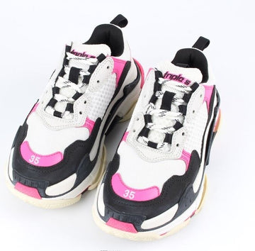 BALENCIAGA Triple S Sneakers Schwarz Pink 35 (220) 155422867