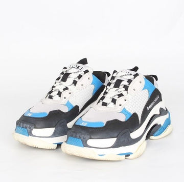 BALENCIAGA トリプルSスニーカー ブルー ブラック 36(230) 155423407