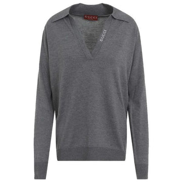GUCCI ウール Vネック セーター 122251194