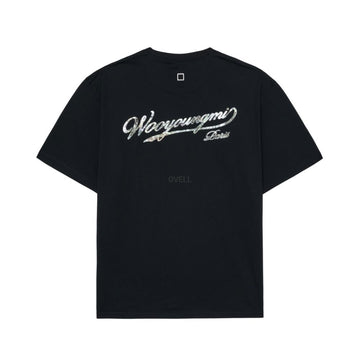 WOOYOUNGMI Muscheln-Logoprint T-Shirt Schwarz 155426503