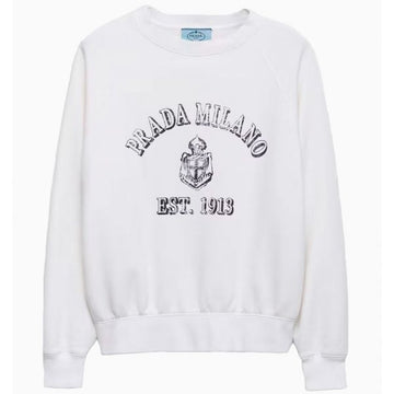 PRADA コットンクルーネックスウェットシャツ 132401107