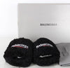 Balenciaga Wave Logo Fur Shearling Slide Slipper 37(240) 155431357 [P]