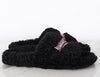 Balenciaga Wave Logo Fur Shearling Slide Slipper 37(240) 155431357 [P]