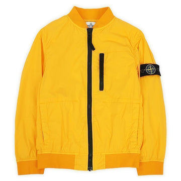Stone Island Stone Kids Wappen Patch Zip-Up Bomber Jacket (Orange) 781640432 V0033 54748684