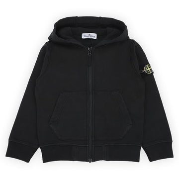 STONE ISLAND ストーン キッズ ワッペン パッチ フーディ ジャケット(ブラック) 791660720 V0029 57146485