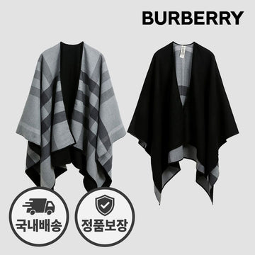 BURBERRY Reversible Poncho Cape 40294041 Schwarz 139638468