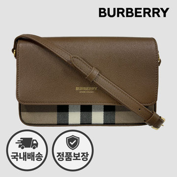 Burberry Mini Crossbody Bag New Hampshire Check Brown 80845001 81072701 127469686