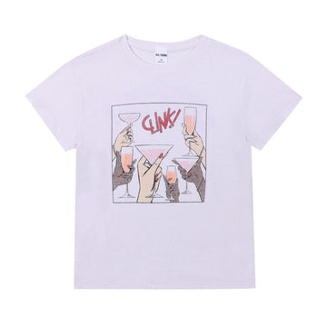 Re Done Classic Cheers Women's Short Sleeve T-Shirt 024-02WCGT314 137968419