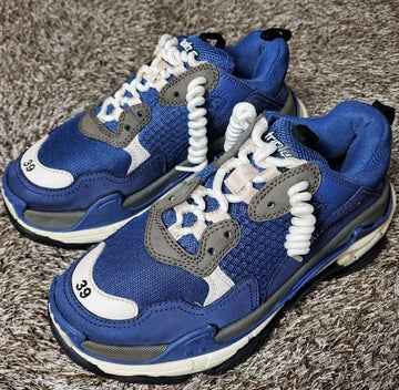 Balenciaga Triple S Sneakers Blue 39(260) 155436268