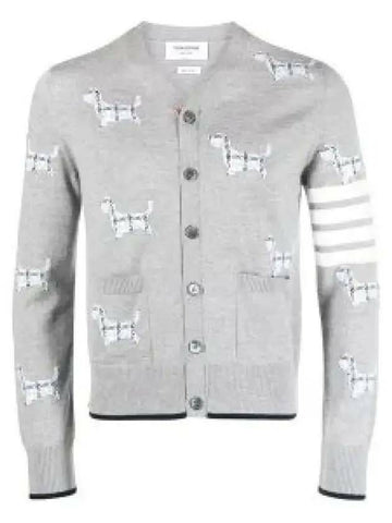 Thom Browne Hector Motif 4 Bar Cardigan MKC511A Y1002 055 133071813