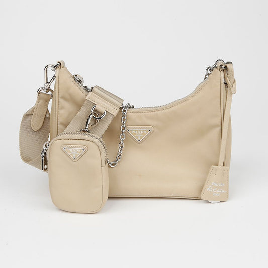 PRADA リエディション マルチ ホーボー ショルダー クロスバッグ 155220276 [P]