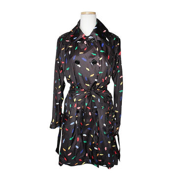 Sonia Rykiel Multicolor Print Raincoat 44 155439042