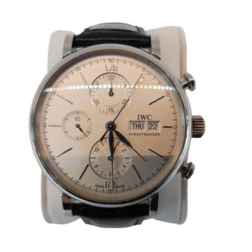 IWC Portofino 42mm Chronograph Men's Leather Watch 391007 155439413