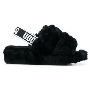 UGG Plüsch-Einlegesohle Sandalen Schwarz 1095119 BLK 123637123