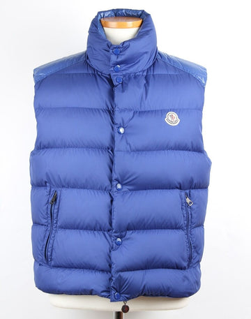 MONCLER パディングベスト ブルー 2 155448411