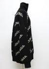 Balenciaga Multi-Logo Half-Zip Knit S 155449737 [P]