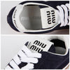 MIU MIU Logo Wildleder Sneaker 5E114E 054 F0008 100917154 [P]
