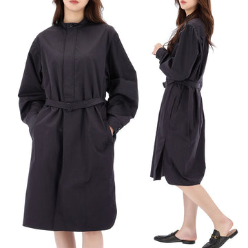 LEMAIRE Kleid mit Gürtel DR1133 LF1207 BL780 26SS 155450378