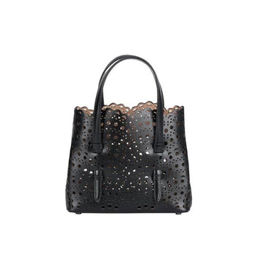 ALAIA Biens Wave Lux Small Tote Bag C0A44 999 125680520