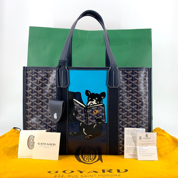 GOYARD Canvas Billet MM Tote- und Schultertasche + Anhänger 155451890