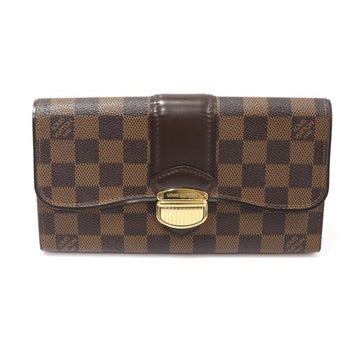 Louis Vuitton Cecilia Wallet in Damier Ebene Canvas N61747 155452309