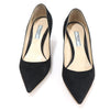 Prada Black Suede Stiletto Heel Pumps for Women 34.5 155452409 [P]