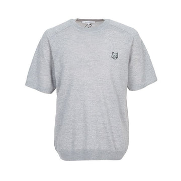 Maison Kitsune Men's Short Sleeve Knit QM00804KT1181 H150 155452864
