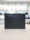 Louis Vuitton Damier Graphite Pochette Jour GM Clutch N64437 155453877 [P]