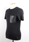 FENDI T-Shirt mit Leder-Tasche 44 155454206 [P]