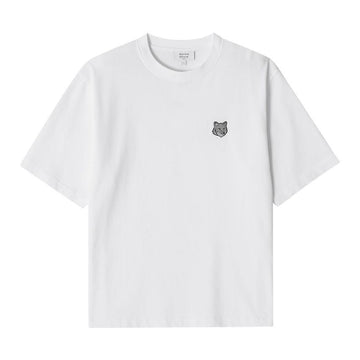 MAISON KITSUNE ボールドフォックスヘッドパッチ半袖Tシャツ P100 OM00128KJ0119 129861211