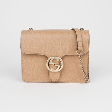 Gucci Interlocking Chain Shoulder Crossbody Bag 20cm x 15cm x 7cm 154517161