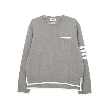 THOM BROWNE 4 Größen diagonale Armbinde Taschen Strickjacke 155271377