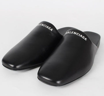 BALENCIAGA Leder Logo Mule Sandalen 37(240) 155456240