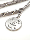 CHANEL Medium Shoulder Bag Gray 22 155456444 [P]