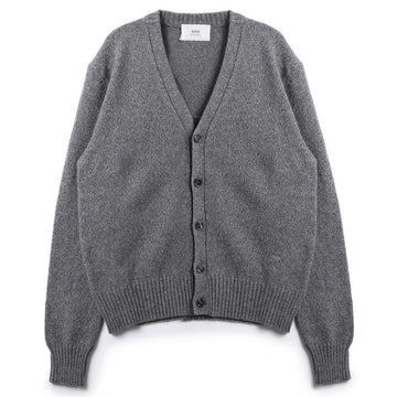 AMI Tonal Heart Logo Cardigan HKC127-005-055 67816057