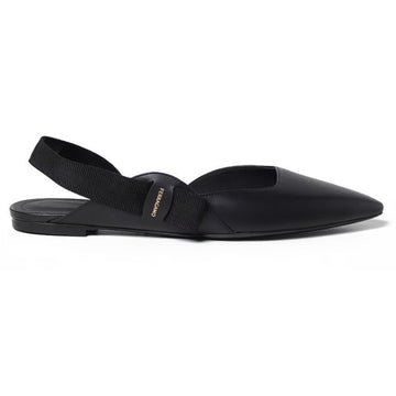 SALVATORE FERRAGAMO ボウ スリングバック フラット シューズ 0763420 64078582