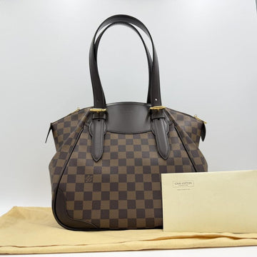 Louis Vuitton Damier Verona MM Ebene Canvas Shoulder Bag Tote Bag N41118 155460693