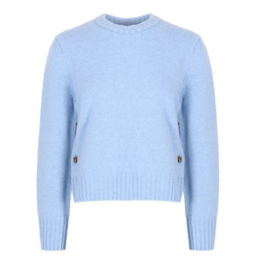 Bottega Veneta Heavy Wool Jumper with Brass Buttons (749391 V33I0 4225) 149689529