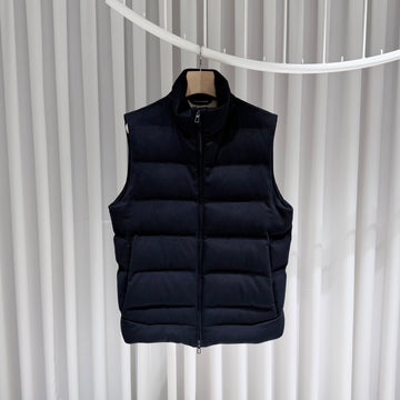 LORO PIANA キャッシュミア インボッティトゥラ グースダウン パディング ベスト 155465286