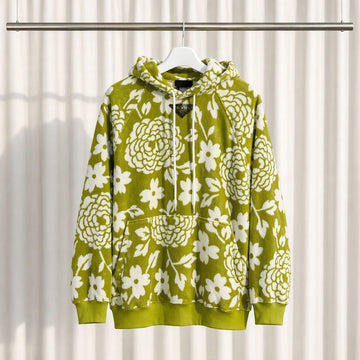Prada Flower Terry Triangle Logo Hoodie 105 155476813