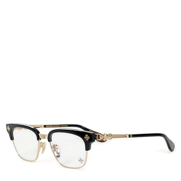 Chrome Hearts Black Gold Plated Bonennoisseur 2 Glasses 155484018