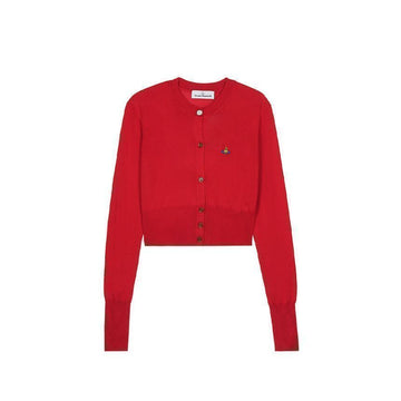 VIVIENNE WESTWOOD 女性ベアクロップカーディガン レッド 1803002U-Y001A-H406 150883704
